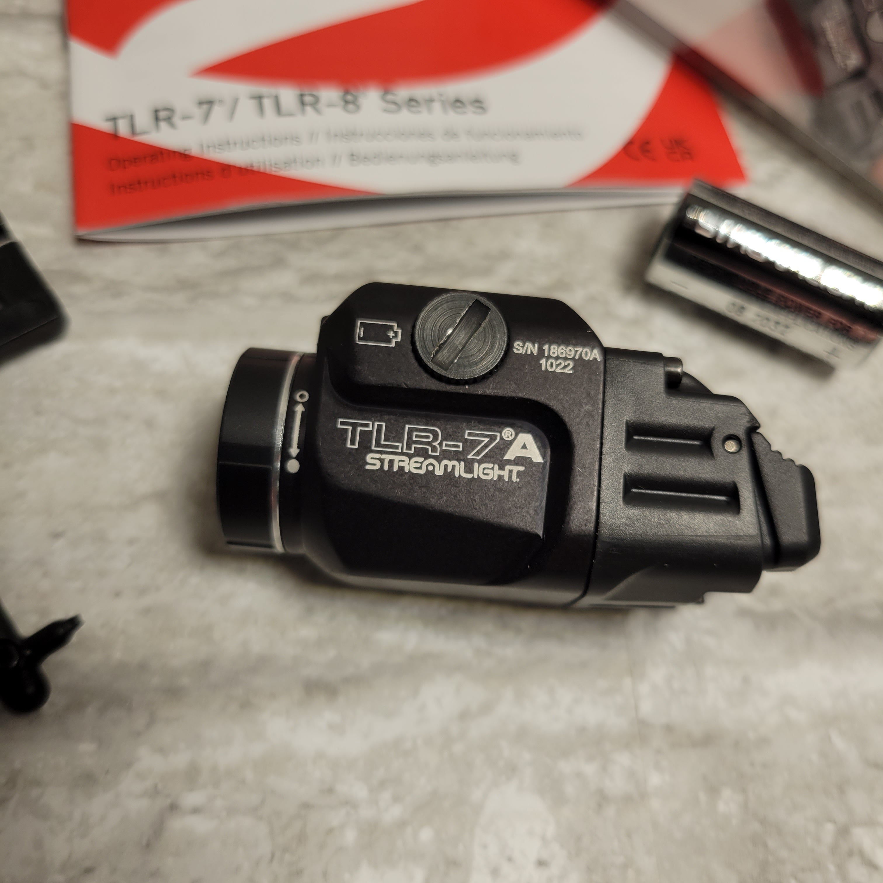 Streamlight TLR-7A Mounted Light - Black (8038473924846)